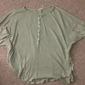 Urban Outfitters Sage Green Pajama Top
